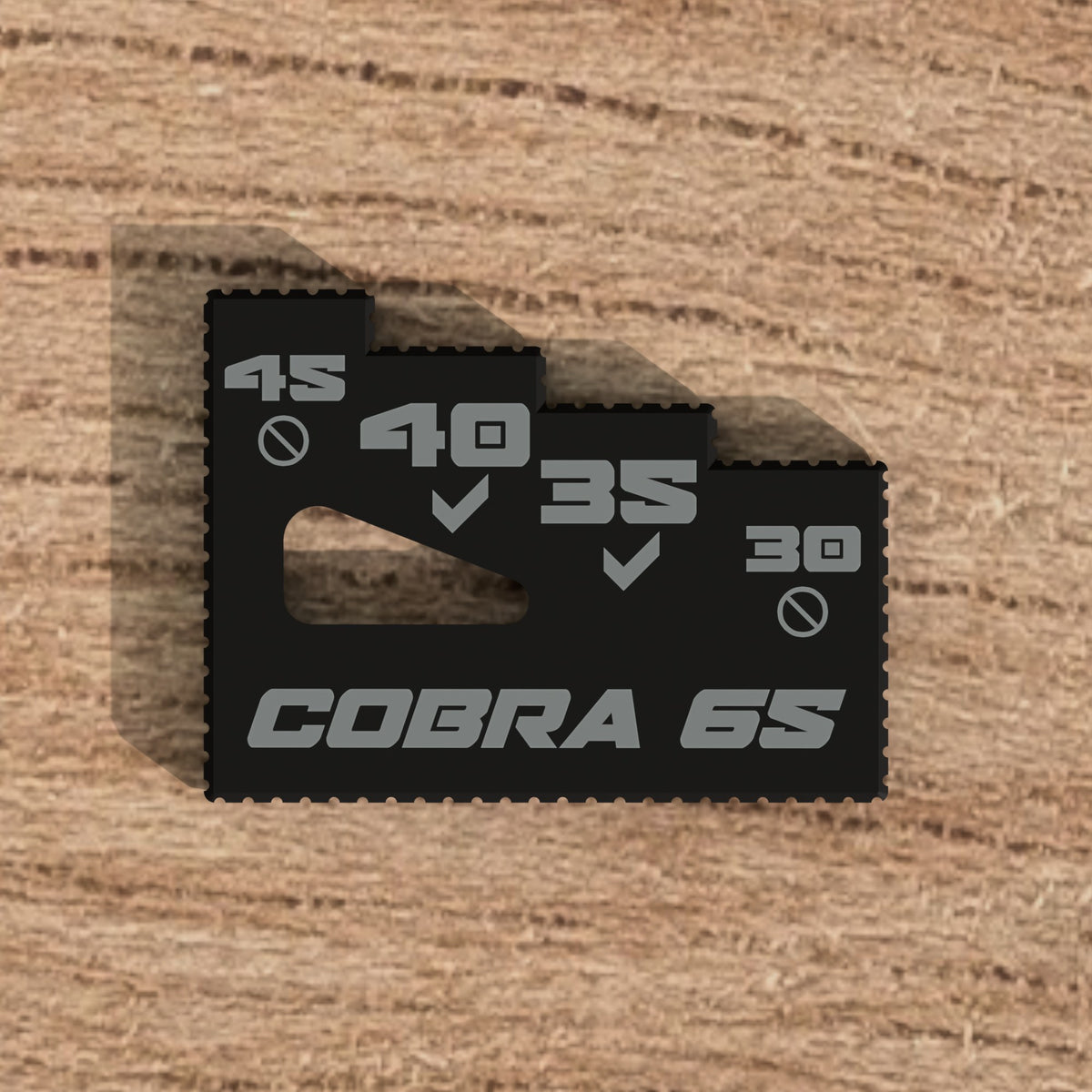 Cobra 65 chain slack tool, Black & Grey, back